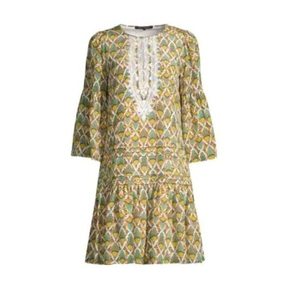 Kobi Halperin Women's Small FJ7 Ivory Multicolor Lulu Dress KS0D07 NWT $498